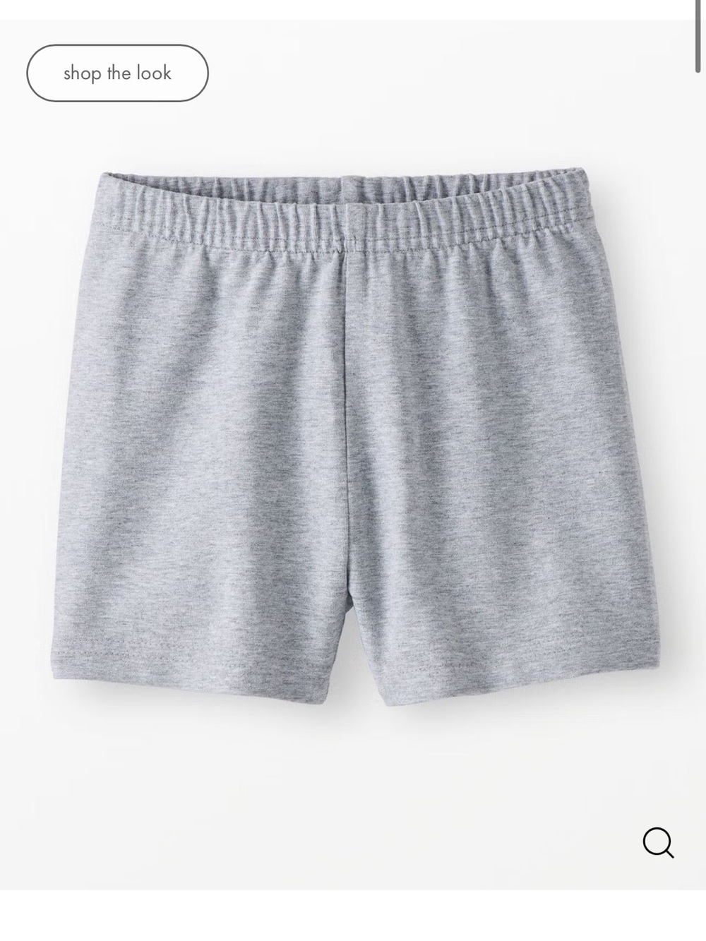 Hanna Andersson Grey tumble Shorts 6-7